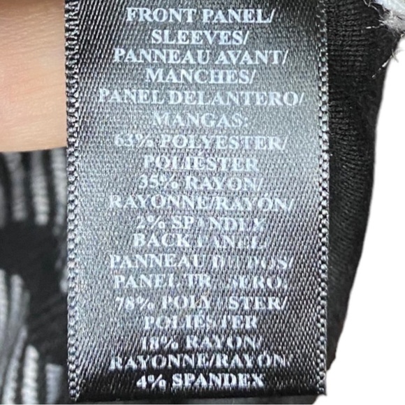 Ann Taylor Dress Shift Striped Black Back Panel Size S - Picture 8 of 10